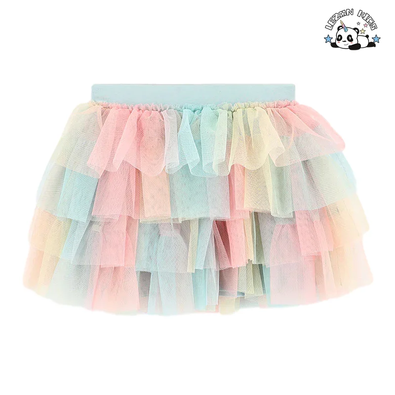 LEZONKIDS - Color Size Customization Light Blue Weeding Party Kids Set  2024 Girl Clothing Spring Set